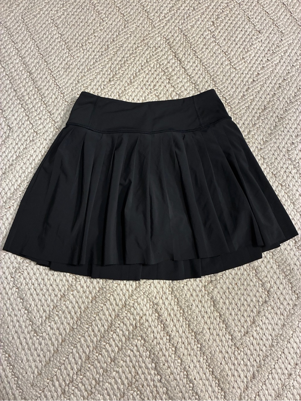 Black Pleated Women's Skort - Classic A-Line
